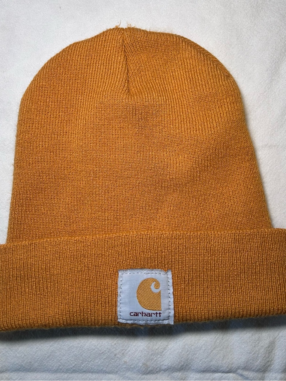 Carhartt Mustard Knit Cuffed Beanie